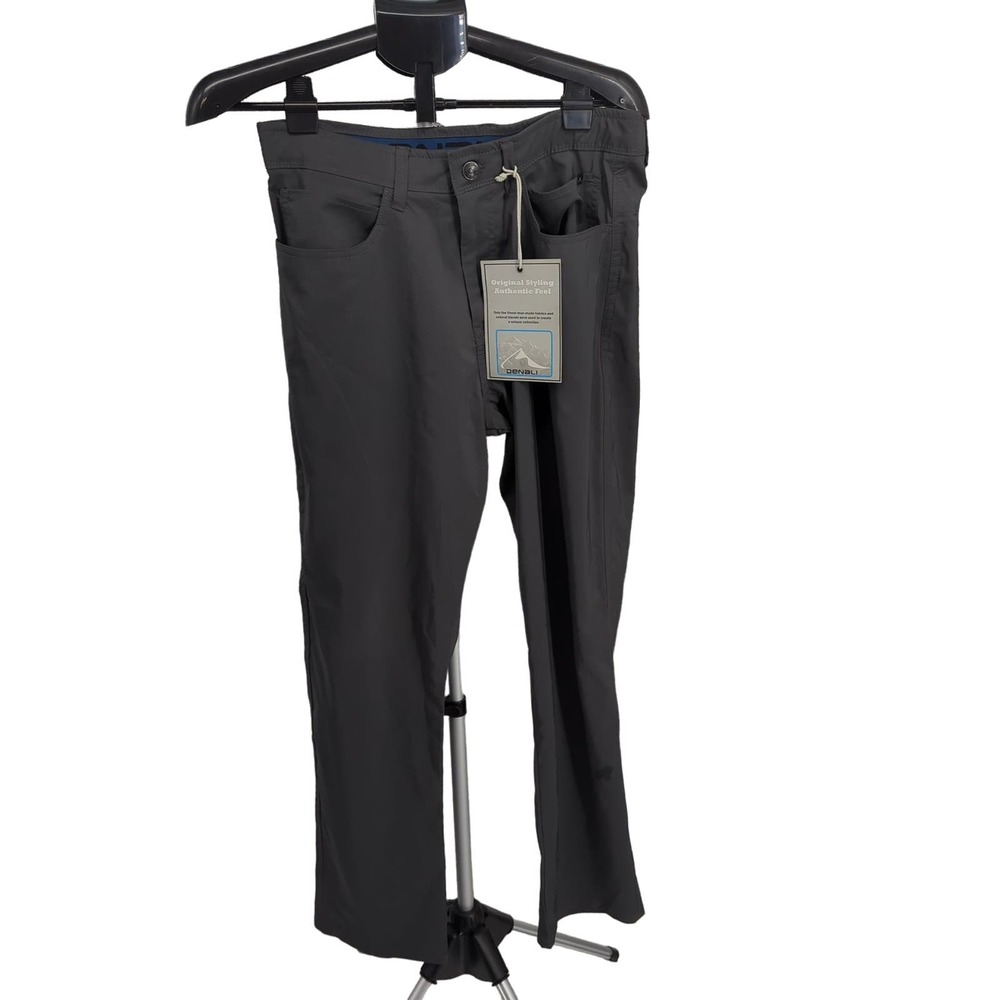 NWT Denali Gray Technical Stretch Pants 32Wx30L